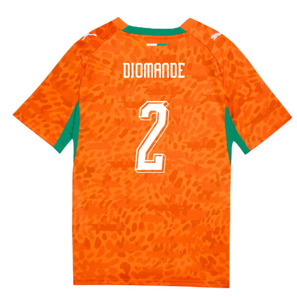 2026-2027 Ivory Coast Home Shirt (Kids) (Diomande 2)-SoccerKits Hub | Buy Soccer Jerseys Online